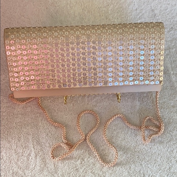 Handbags - Champagne Color Evening Clutch Bag 🛍
